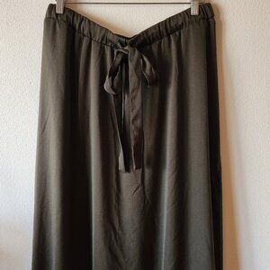Banana Republic Factory Olive Midi Skirt